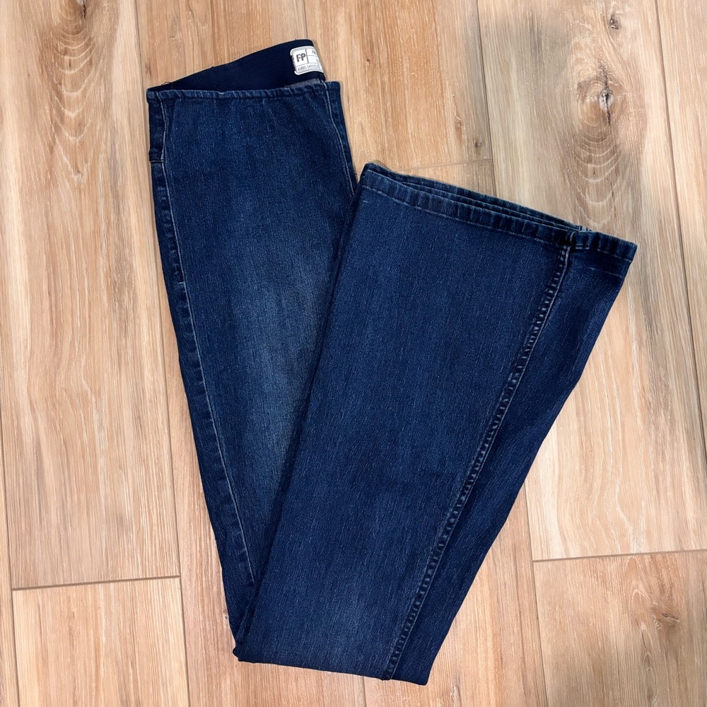 Free People Penny Pull-On Flare Jean